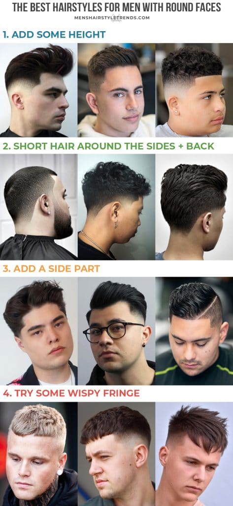 Best Hairstyles For Round Faces For Men