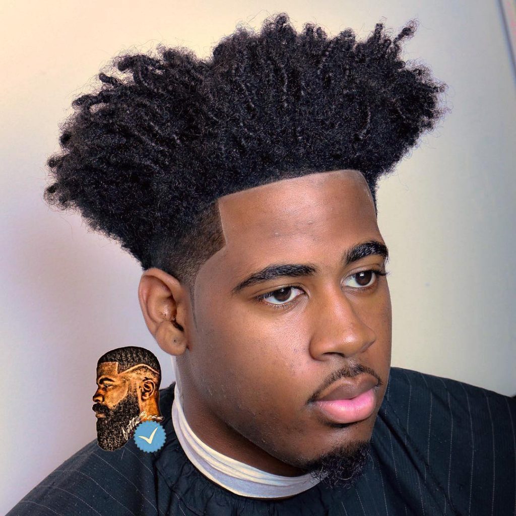 blowout haircut for black guys