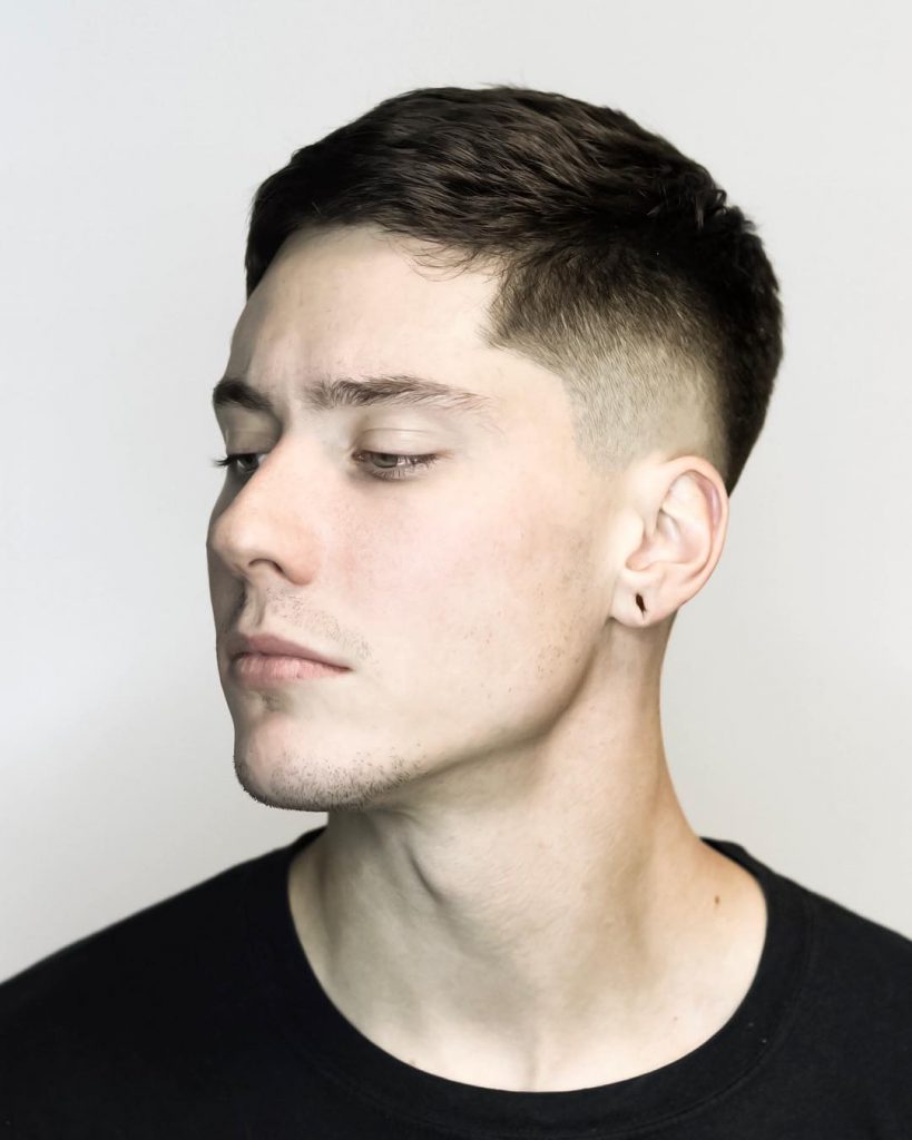 Straight hair skin fade nice beard line up and a trim up top to add some  shape  rBarber