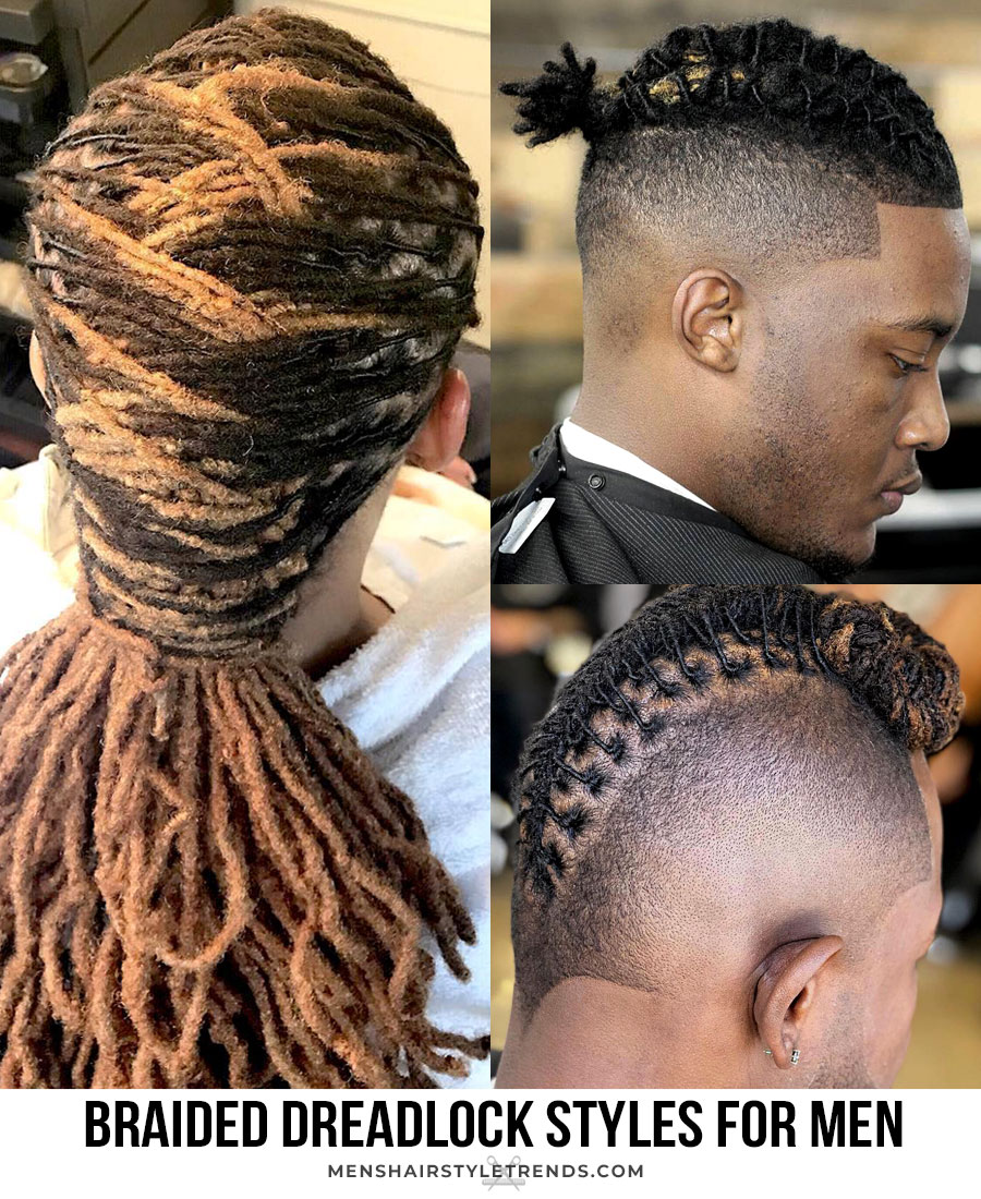 Dreadlock loc braids for men