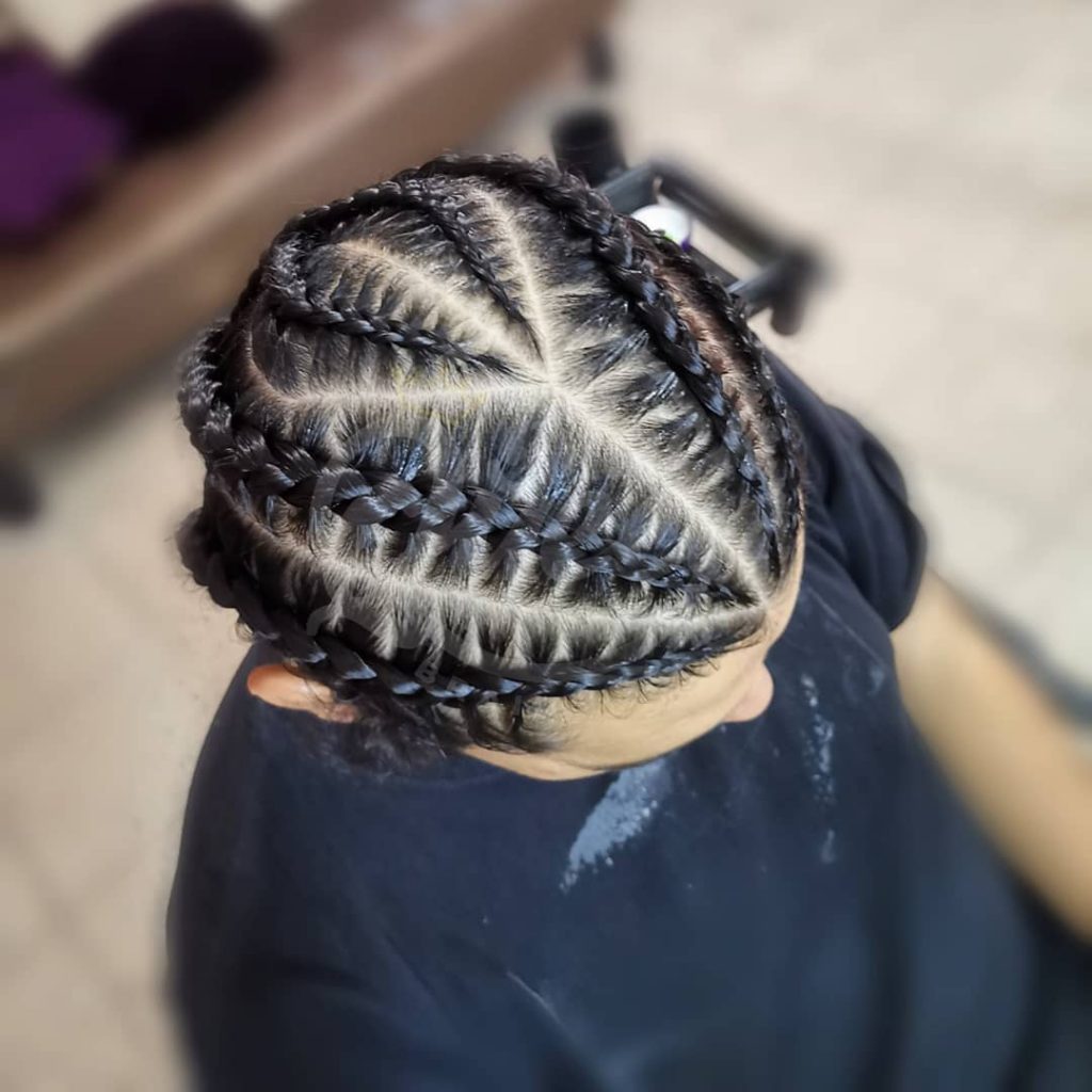 trenzas de cornrow fresco para los hombres