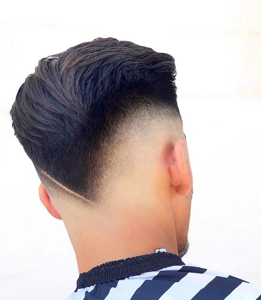 line haircuts for men