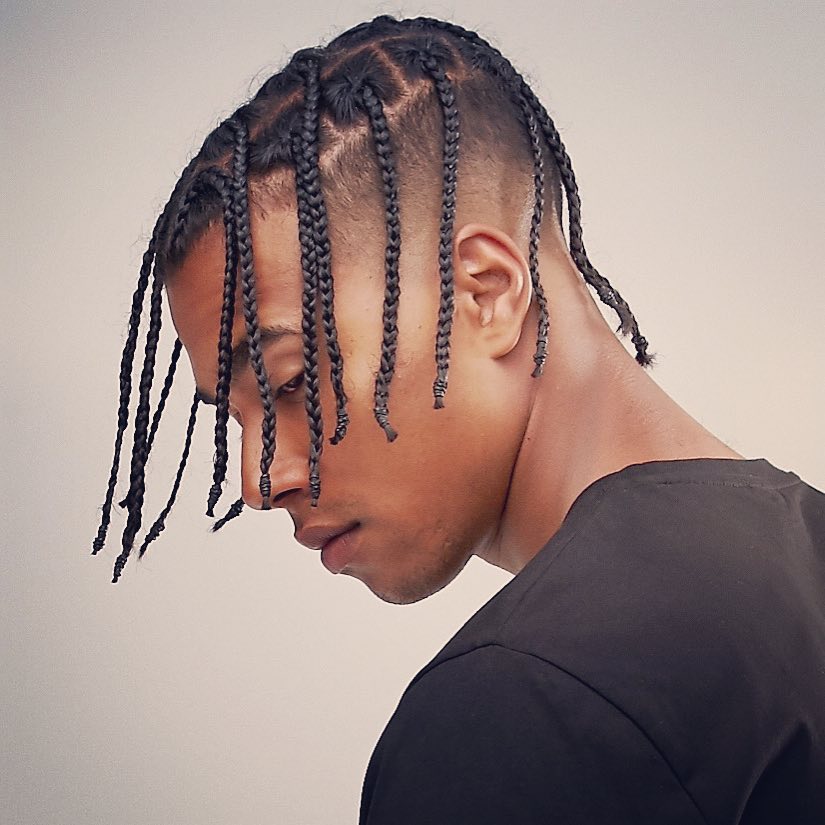 trenzas de caja para hombres - Coolio braids