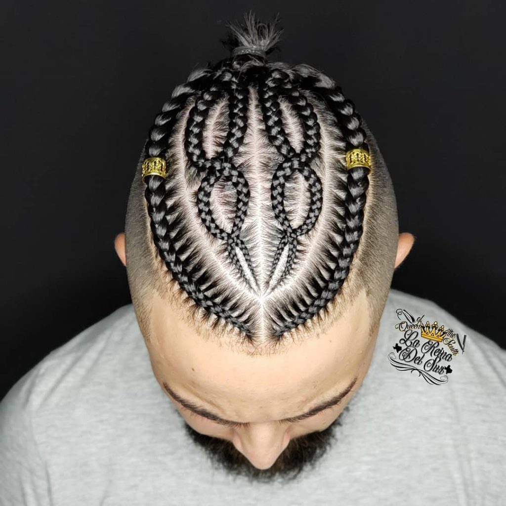 trenza cornrow diseños para los hombres