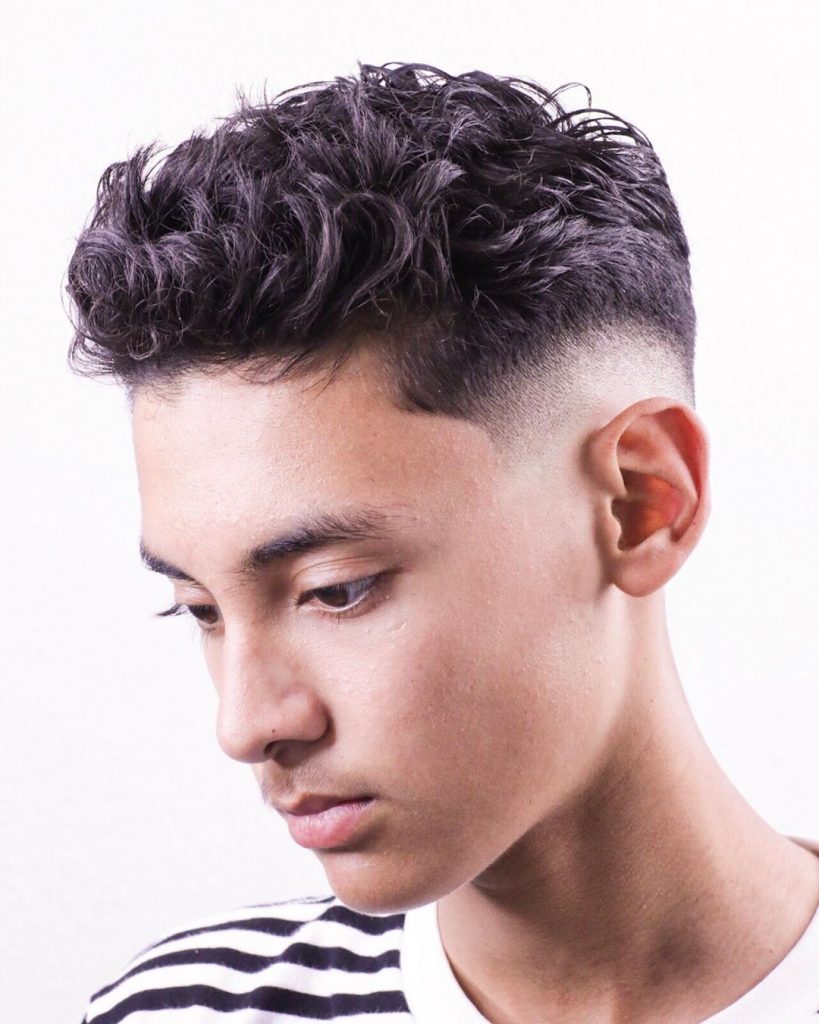 short haircuts for wavy hair men