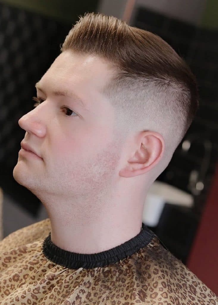 skin fade crew cut