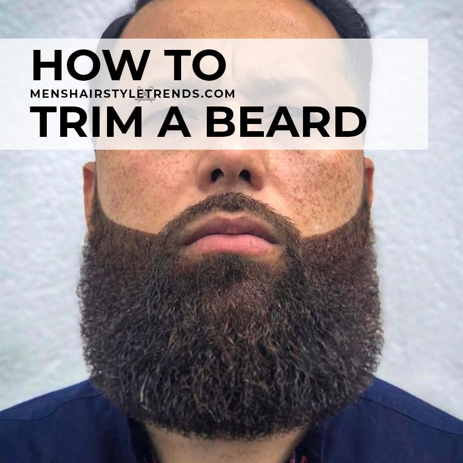 how to trim a beard