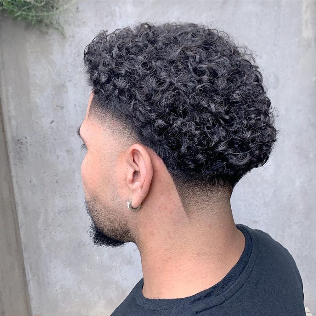 25 Curly Fade Haircuts For Men  Manly SemiFro Hairstyles