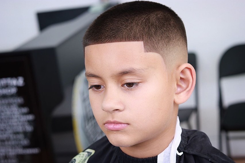 Boys fade haircut