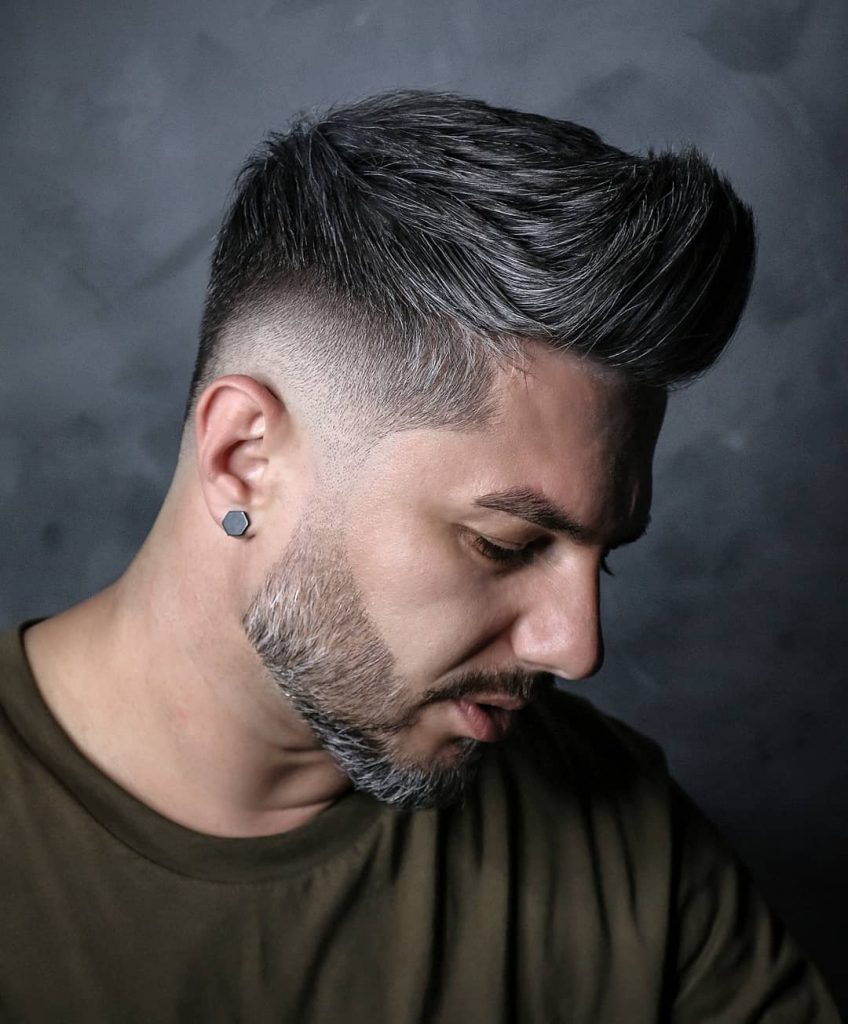 Cool hairstyles for grey hair men