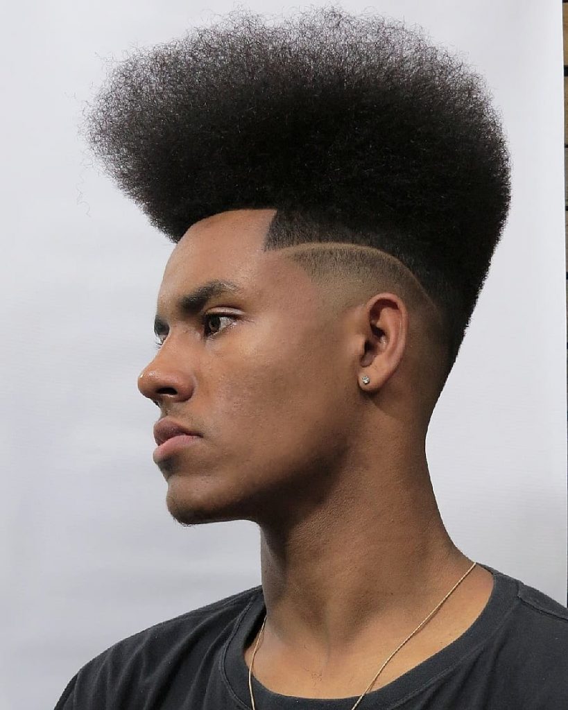 High top fade haircut