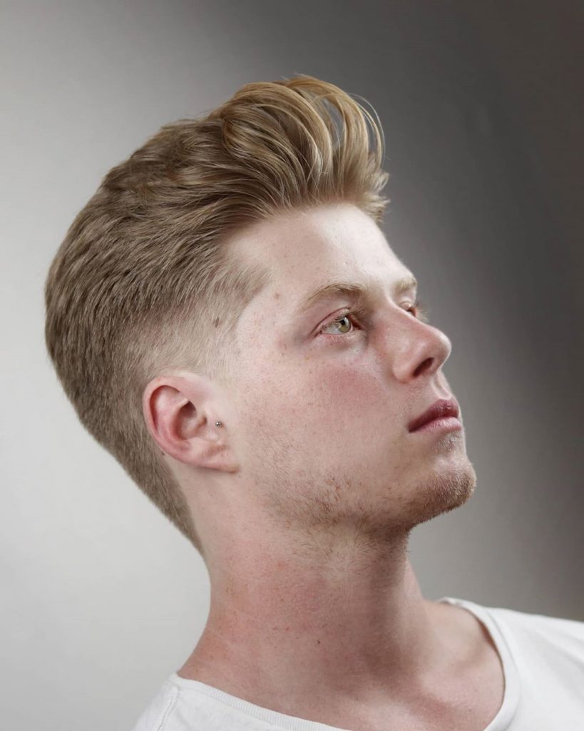 corte de pelo para hombres de cara redonda