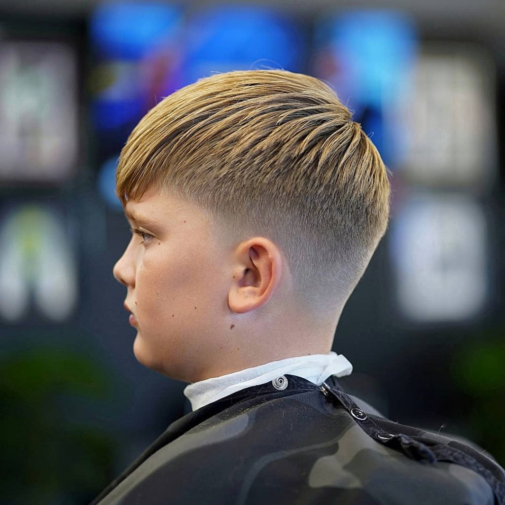 Taper fade haircut for boys