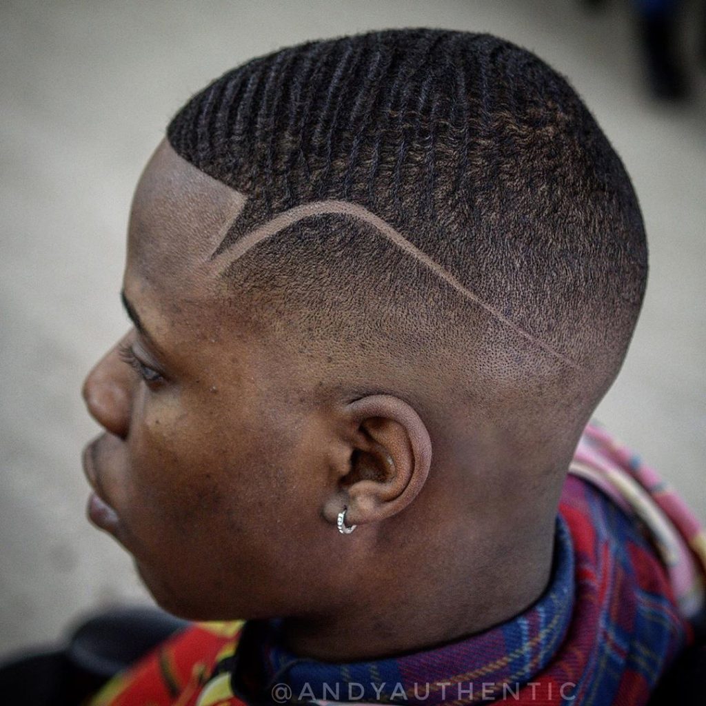 Mid Fade With Waves