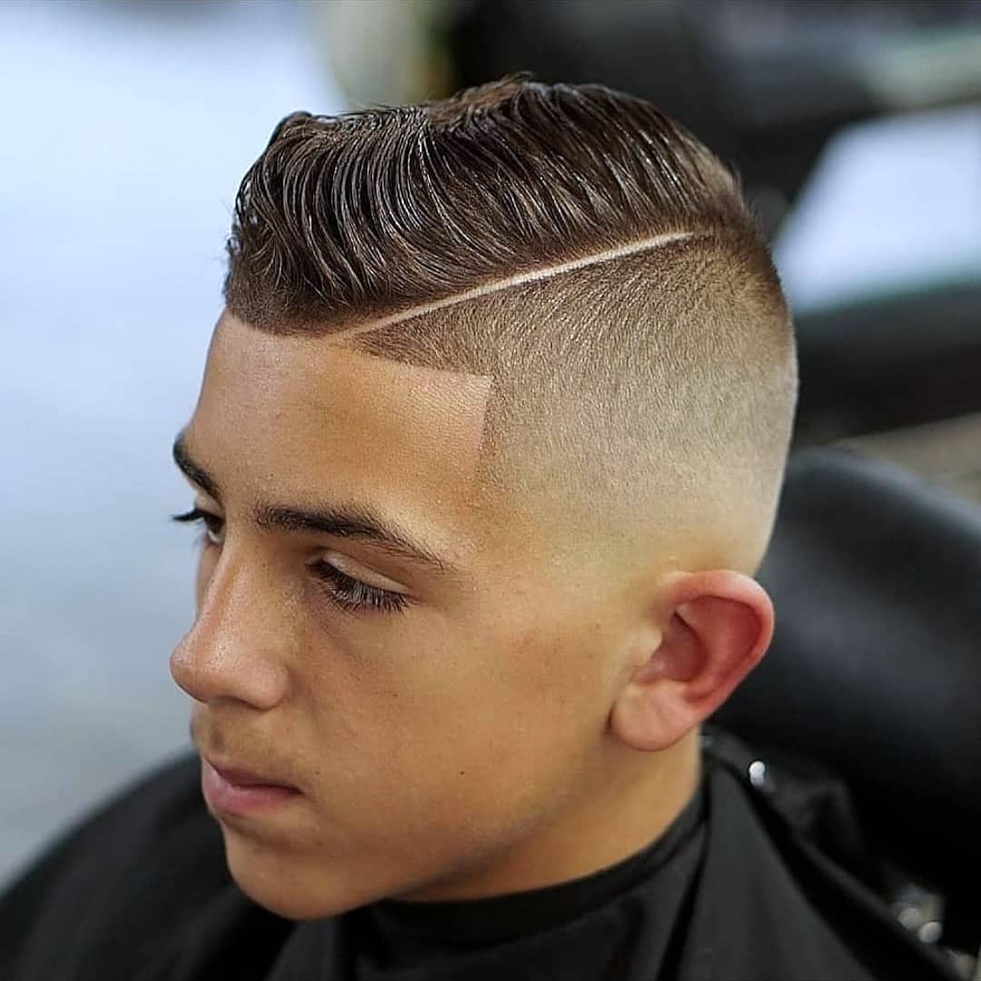 Boys undercut haircut