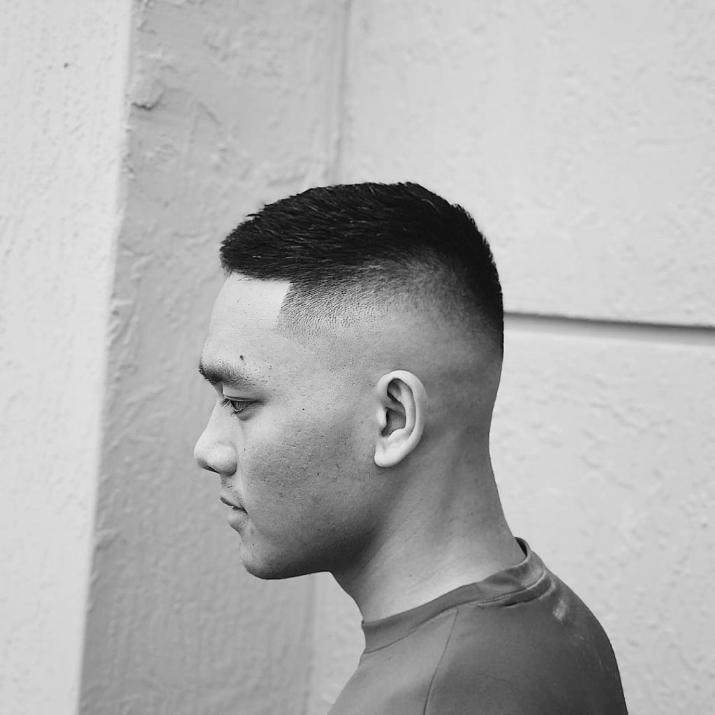 High bald fade haircut