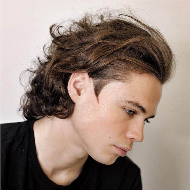Hairstyles for men with thin long hair