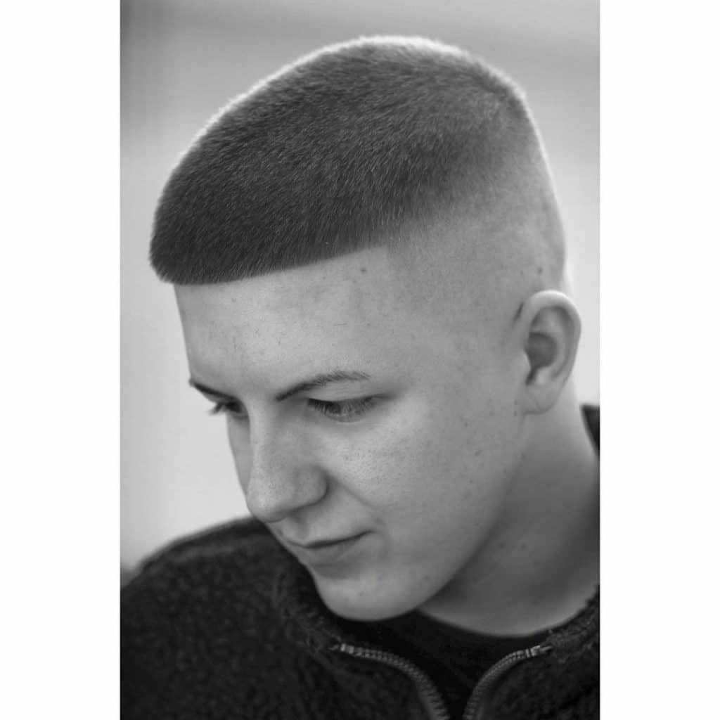 High and tight buzz cut