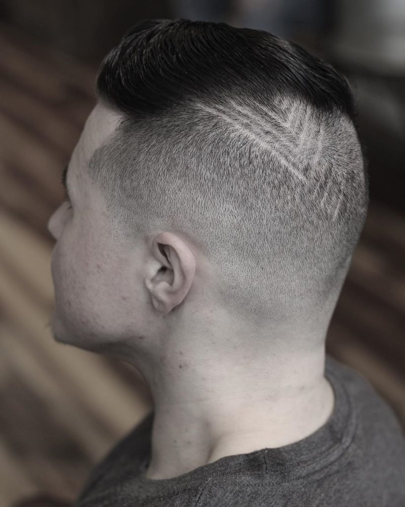 Disconnected Undercut Mens Hair