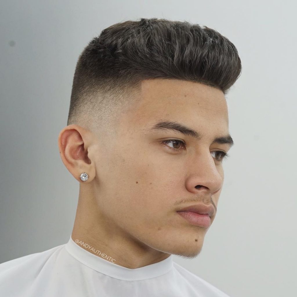 Short pomp fade