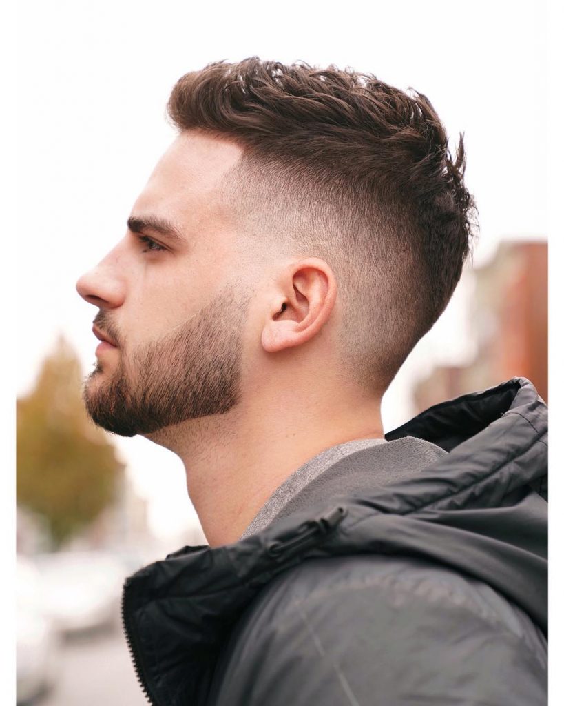 Spiky crop fade