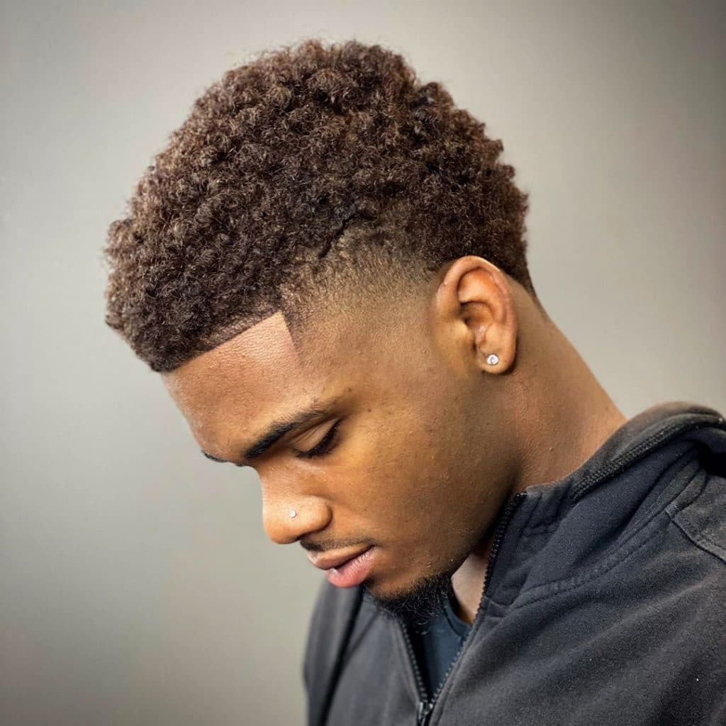 Best Temple Fade Afro Haircuts for Men