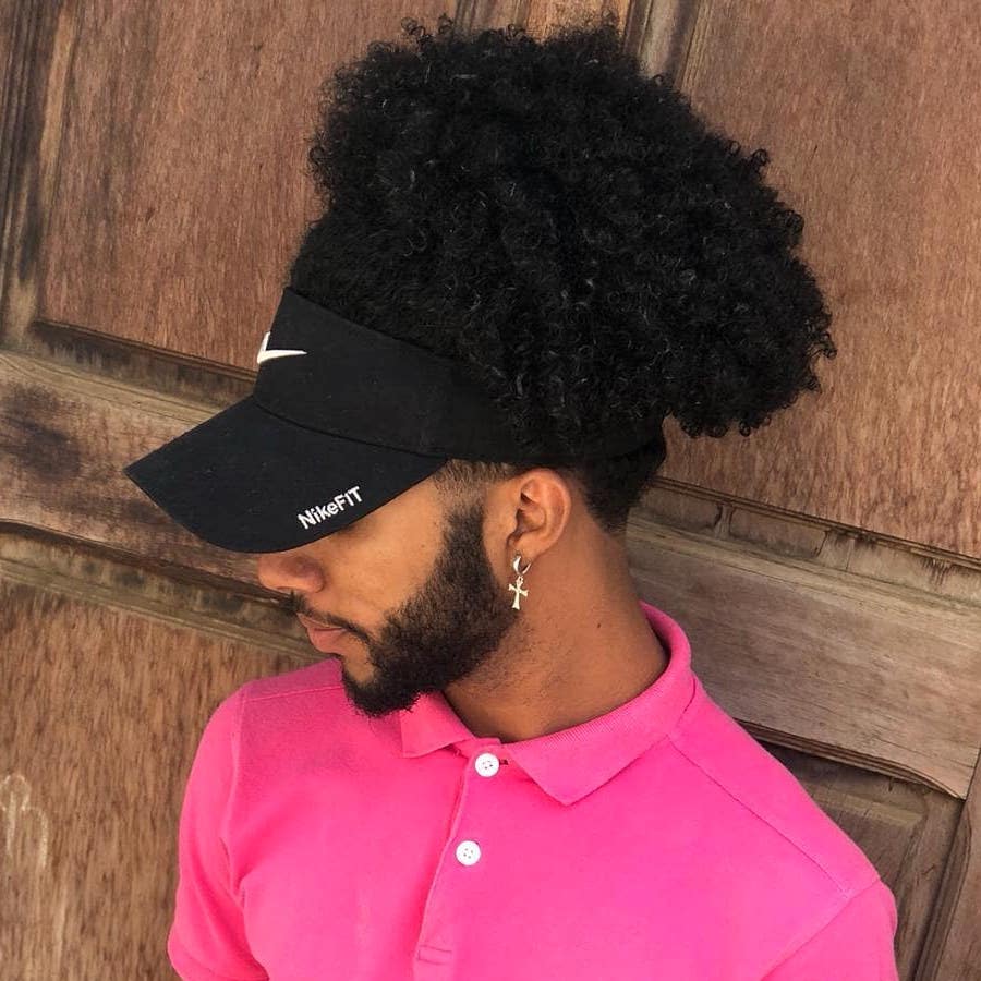 Cool hairstyles for curly hair Black men