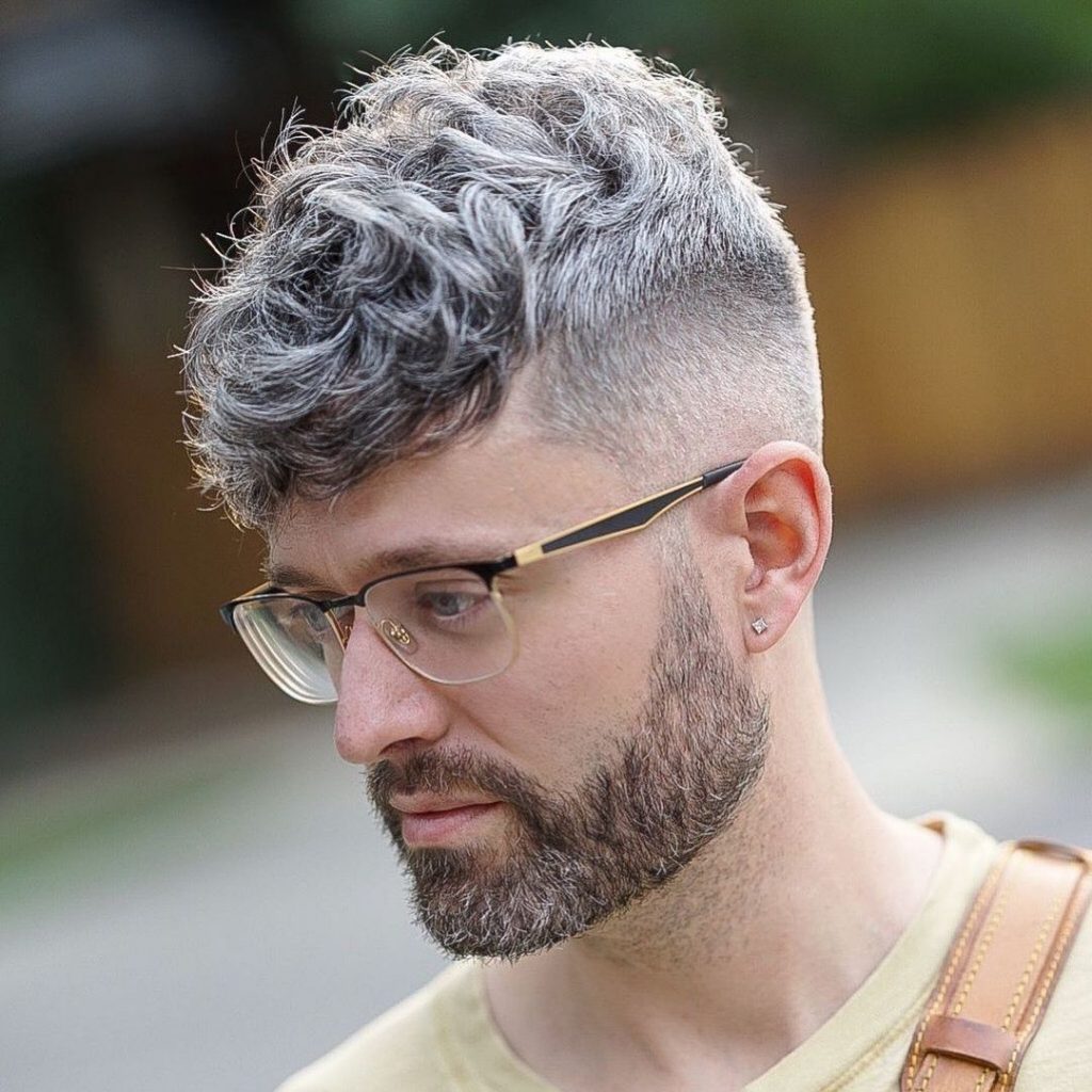 Cool crop haircut for curly hair