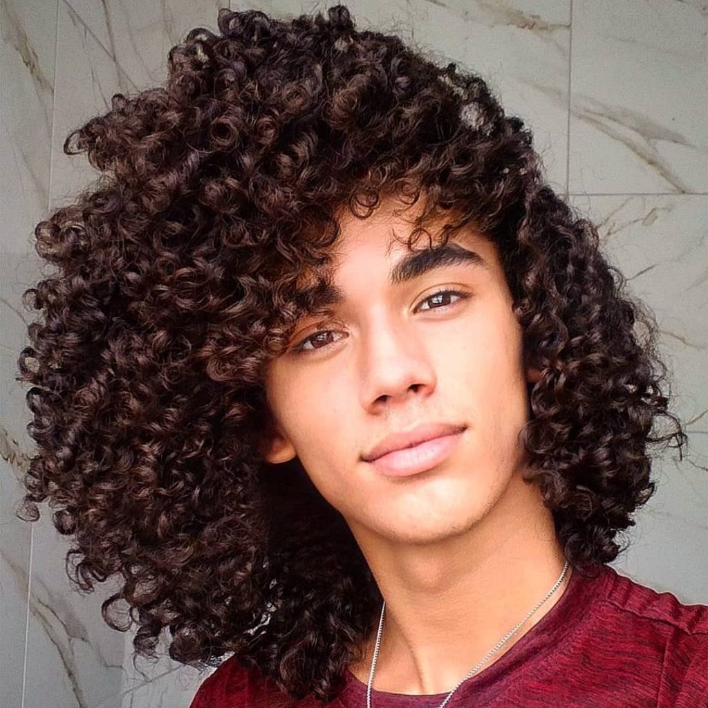 Long Curly Hair For Men: Get These Cuts, Styles + Products