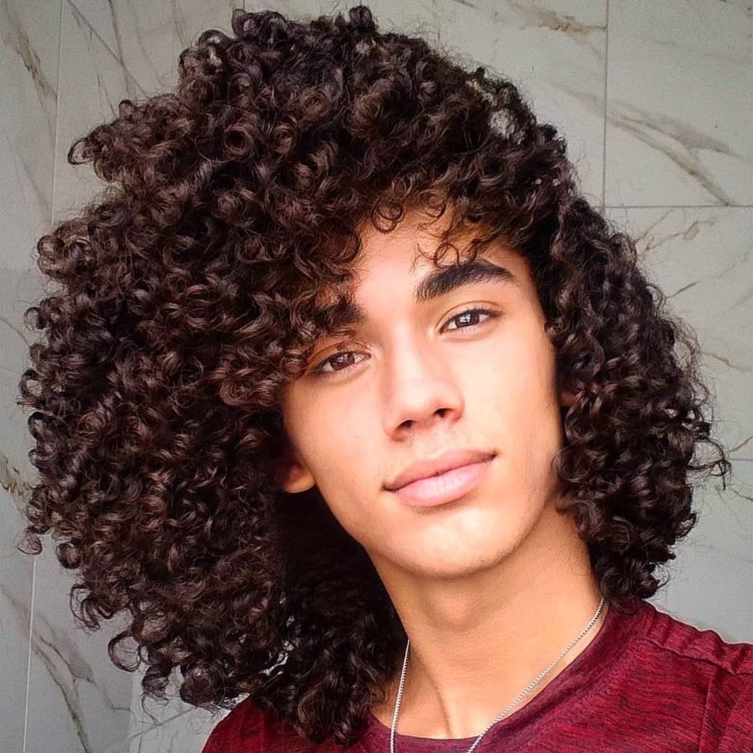 Long Curly Hair For Men: Get These Cuts, Styles + Products Long Curly Hair For Men: Get These Cuts, Styles + Products