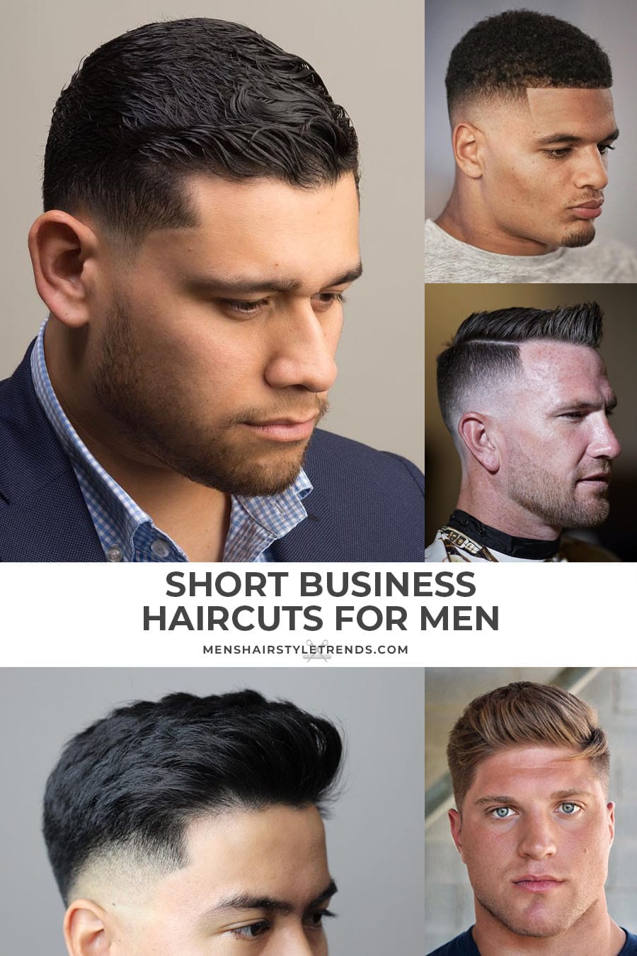 Cortes de pelo corto para hombres de negocios y profesionales