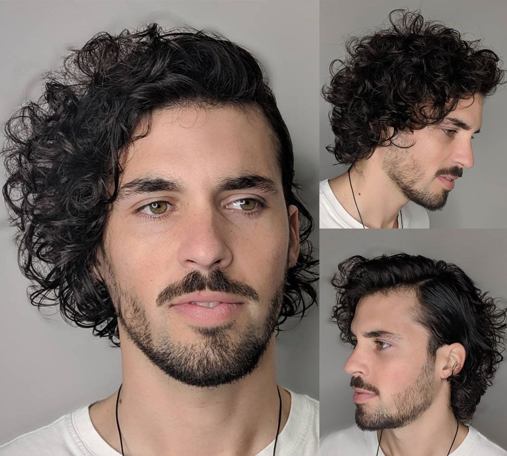 Cómo el estilo de pelo rizado hombres