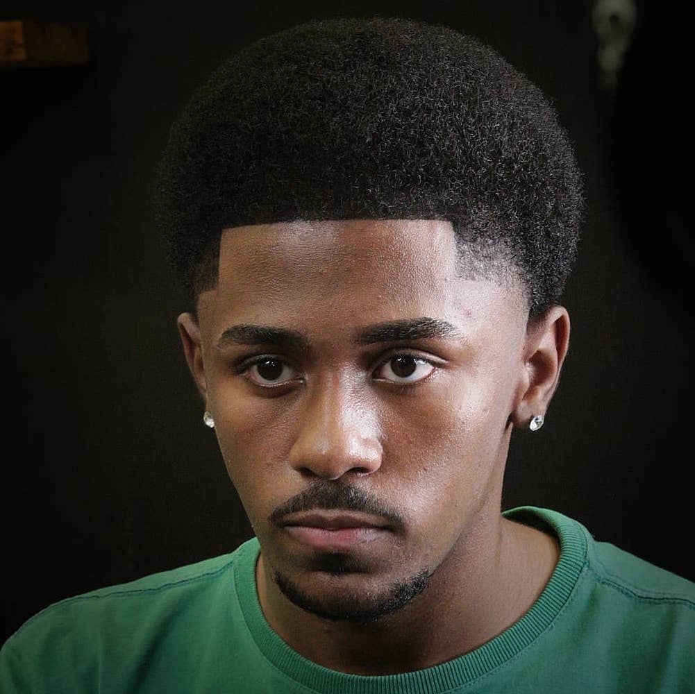 Afro Fade Haircut Black Men