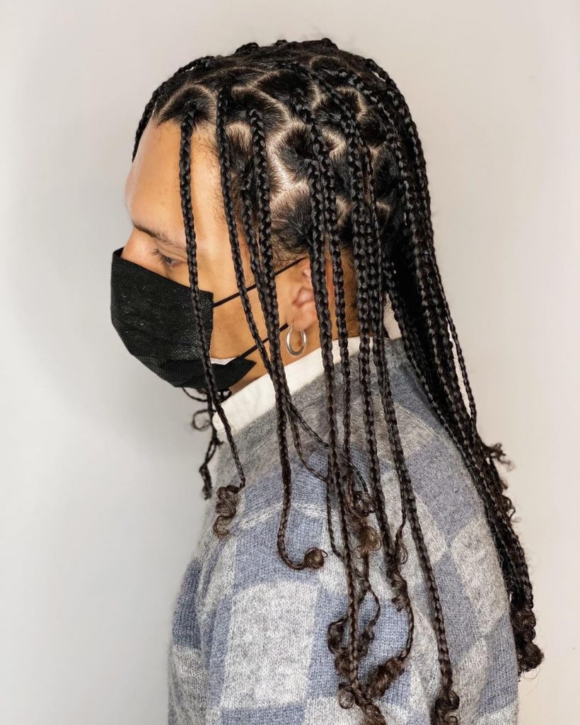 Kakadu Raccourcis Exclusif box braids no extensions Optimiste Plus format