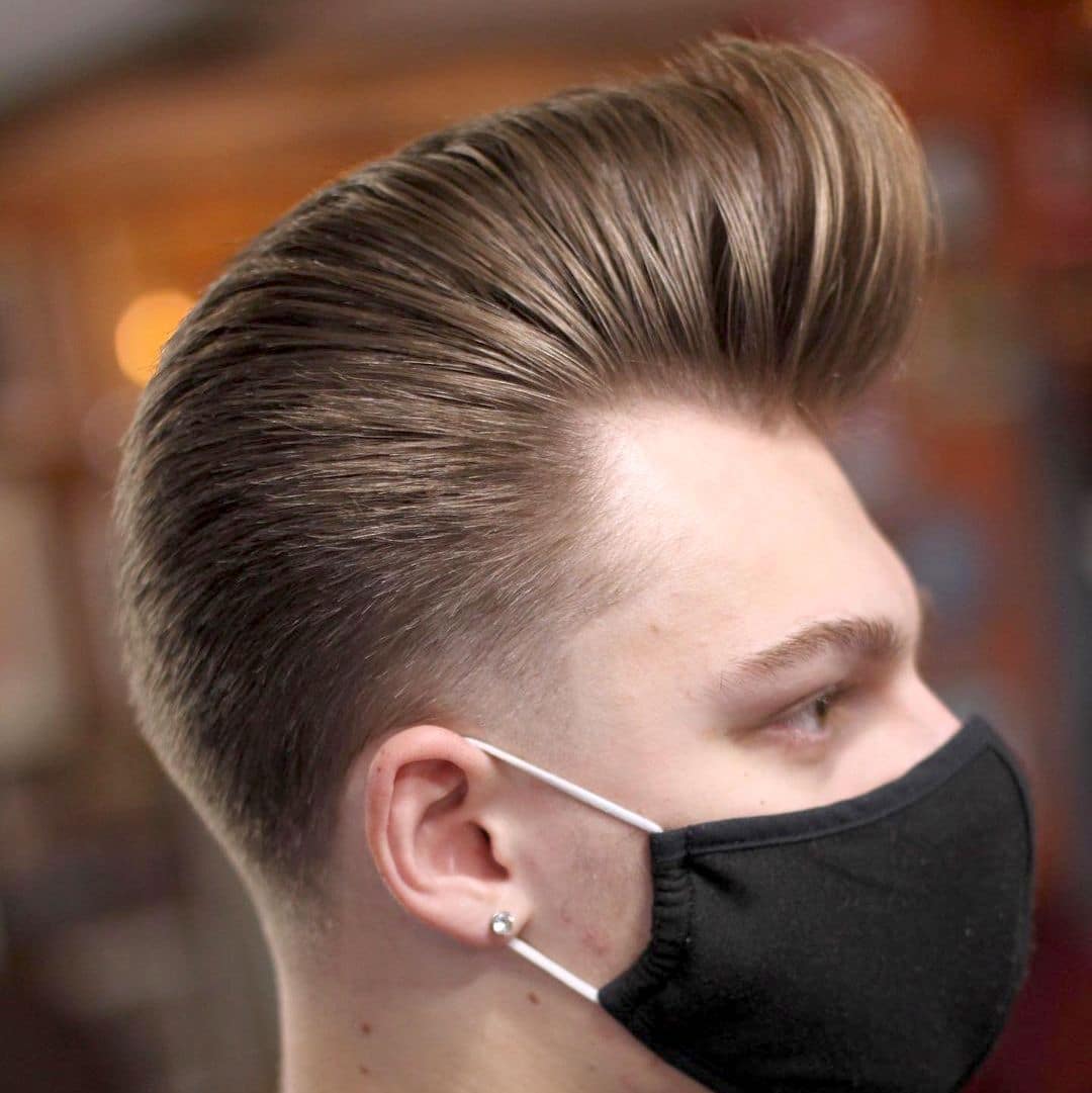 Pompadour hairstyle for men