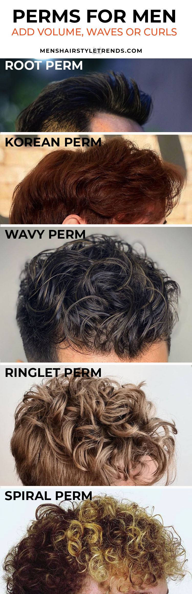 Perm hairstyles for men