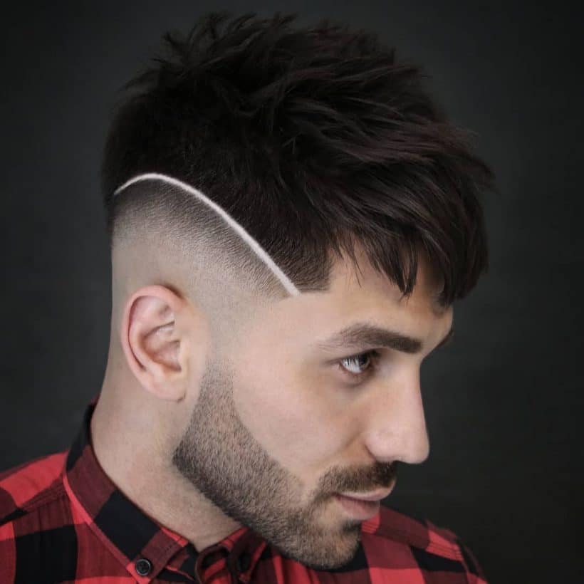 Short fade haircut