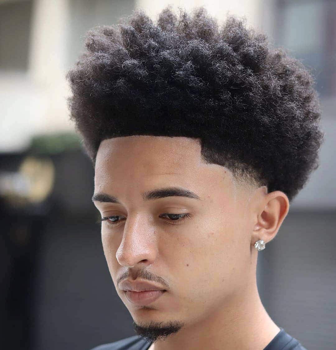 Afro + Taper Fade Haircut: 15 Dope Styles For 2021