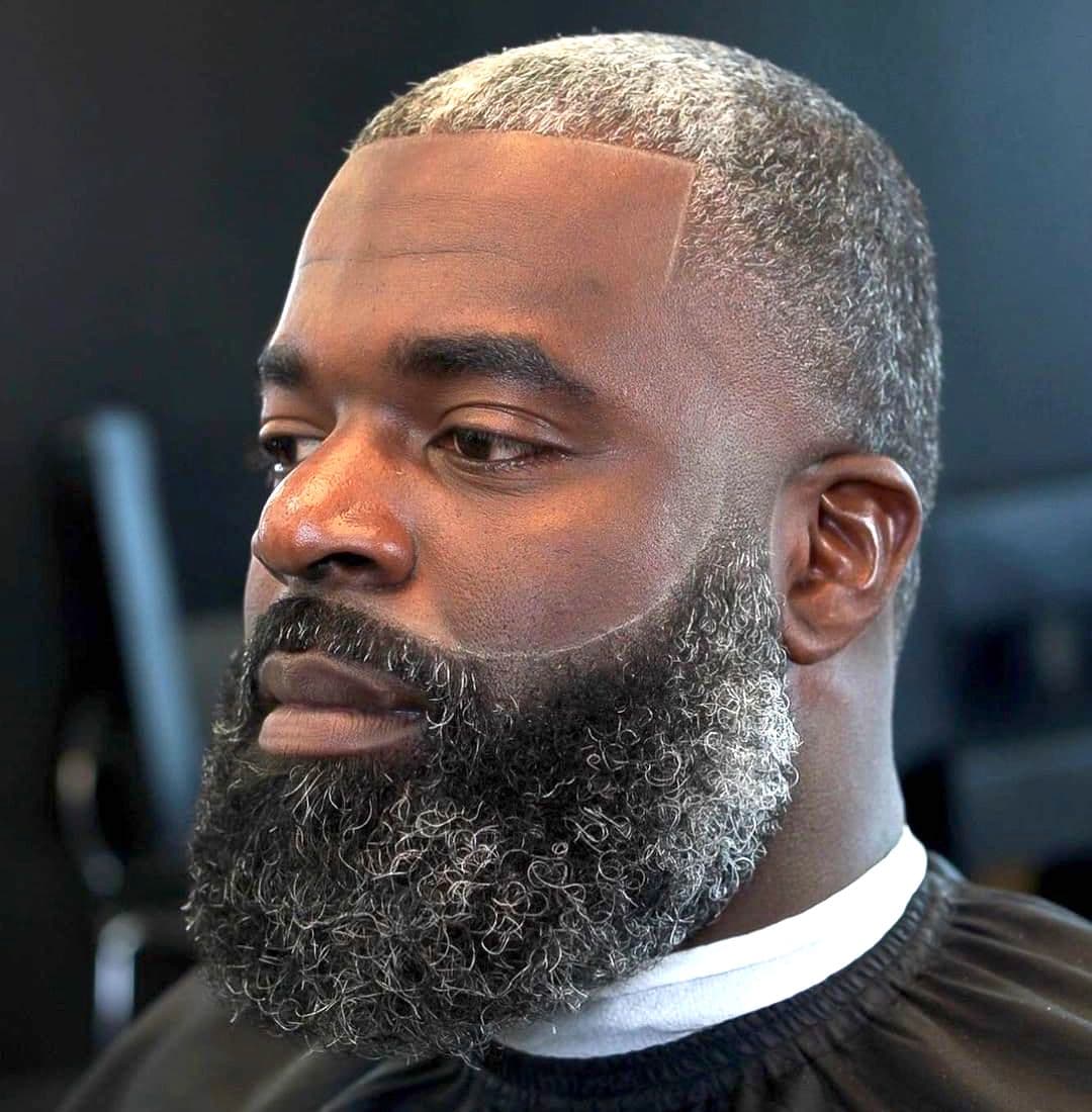 Gray Beard Styles For Black Men Gilliefades 
