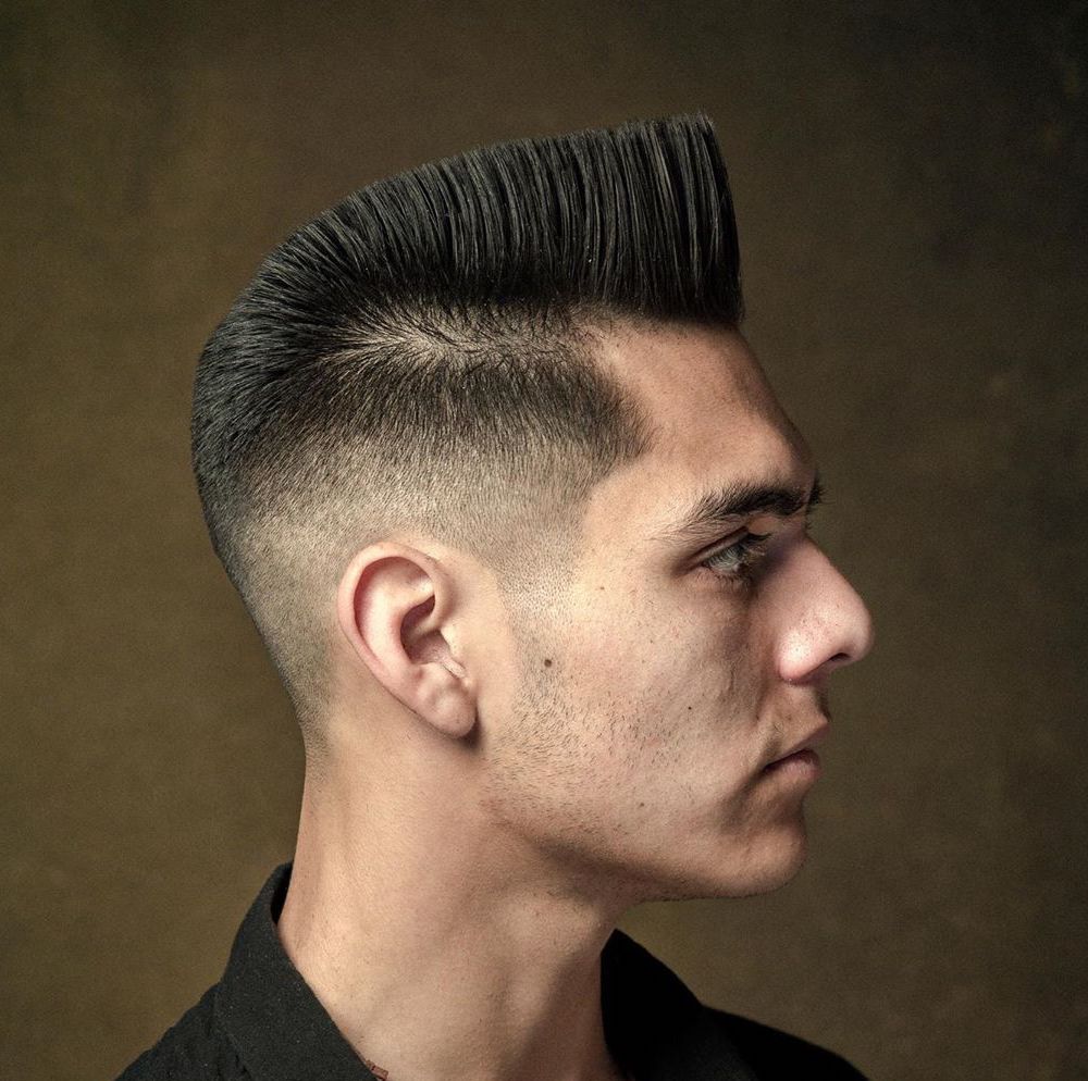 Angled flat top for white guys