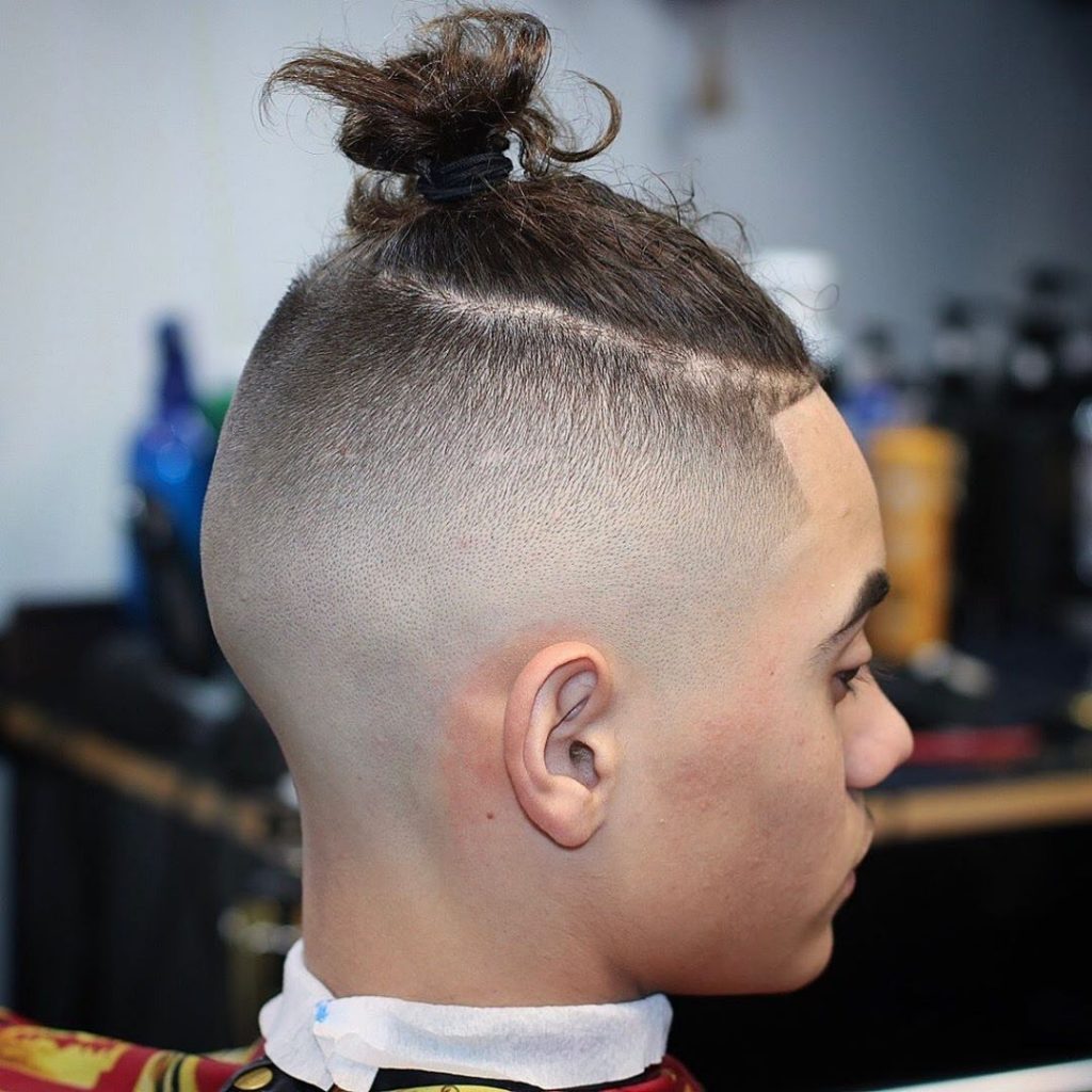 High undercut fade