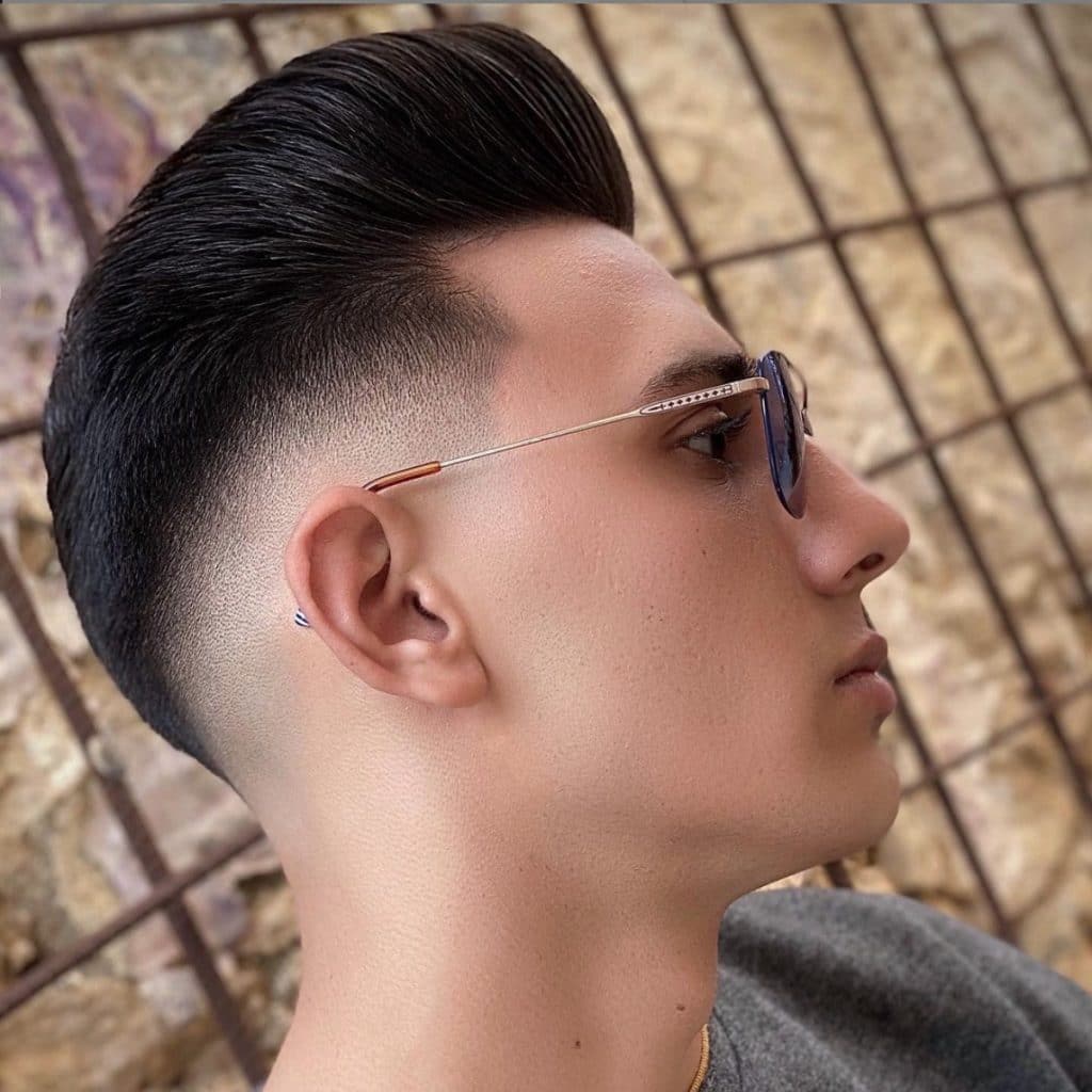 Low skin fade haircut