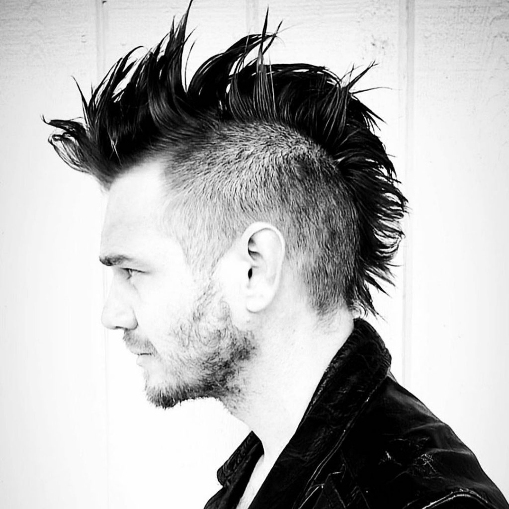 Mohawk haircut