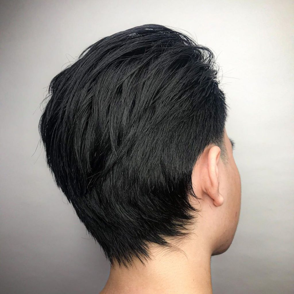 Cortes de pelo medio para hombre Pelo grueso