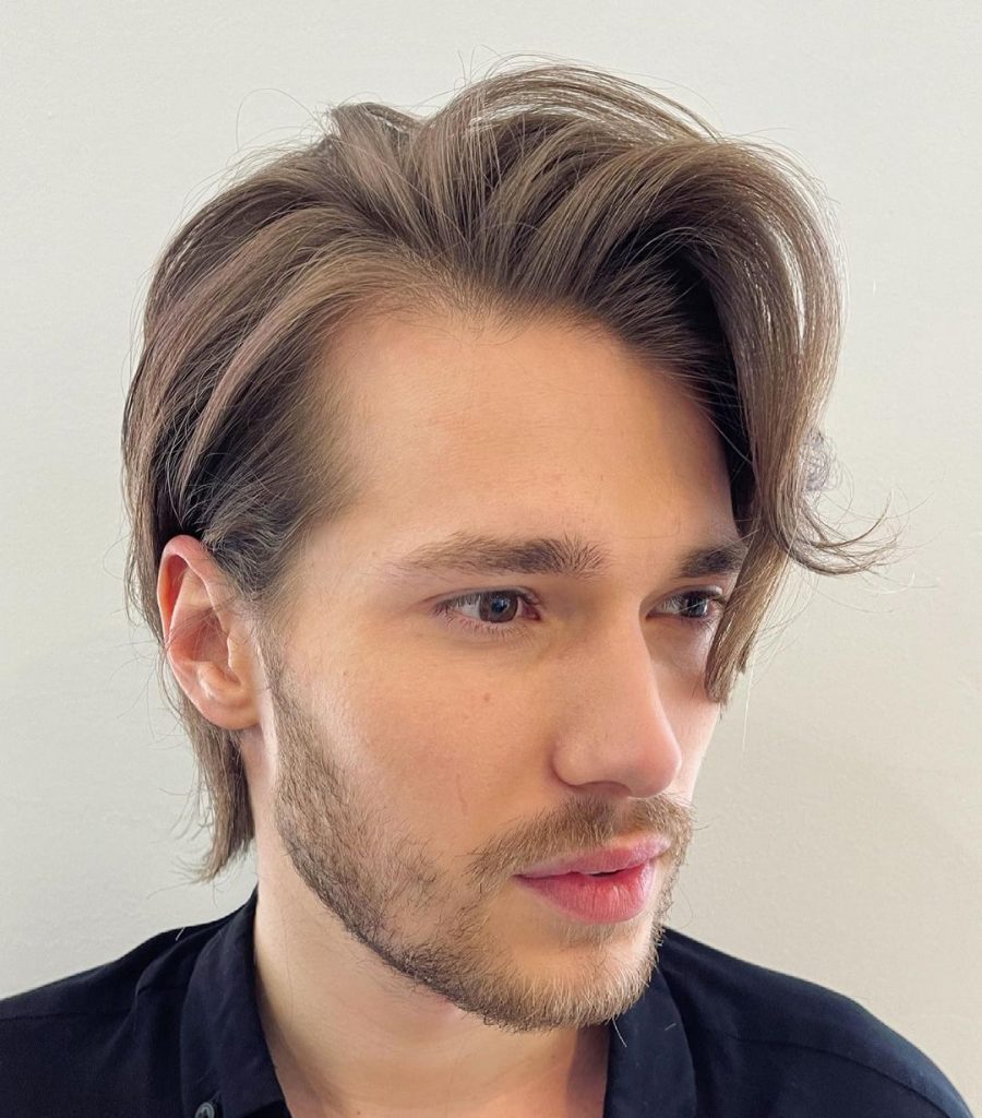 Cortes de pelo medio suelto para hombre