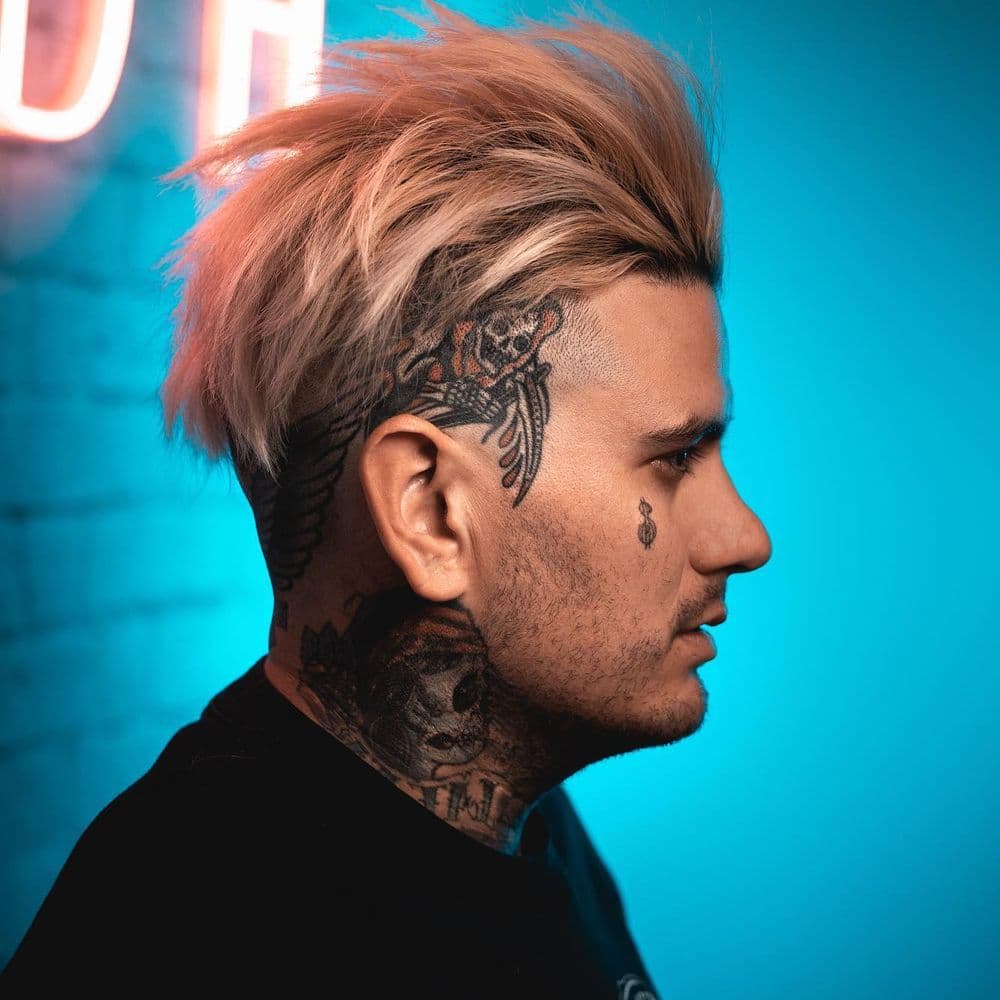 Cool new hairstyles for men pink hair