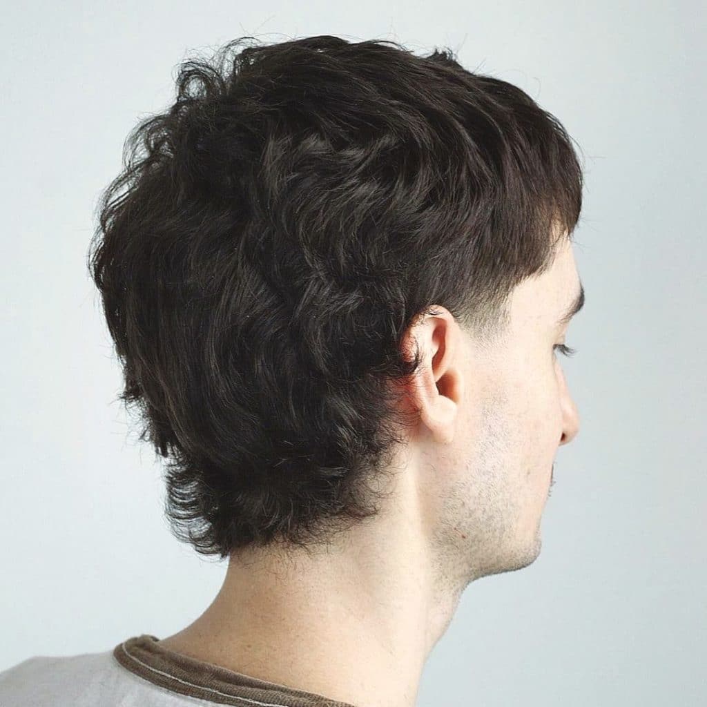 Image of Shaggy mullet haircut for men