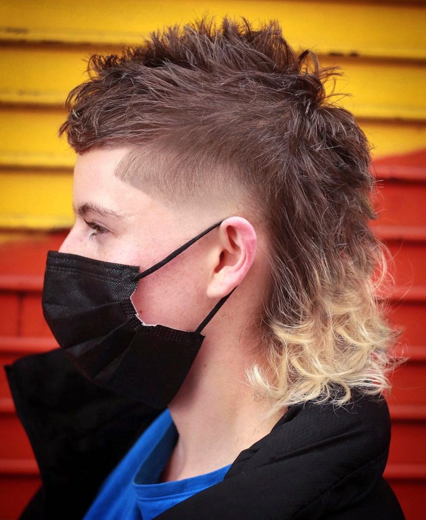 90s mullet corte de pelo los hombres