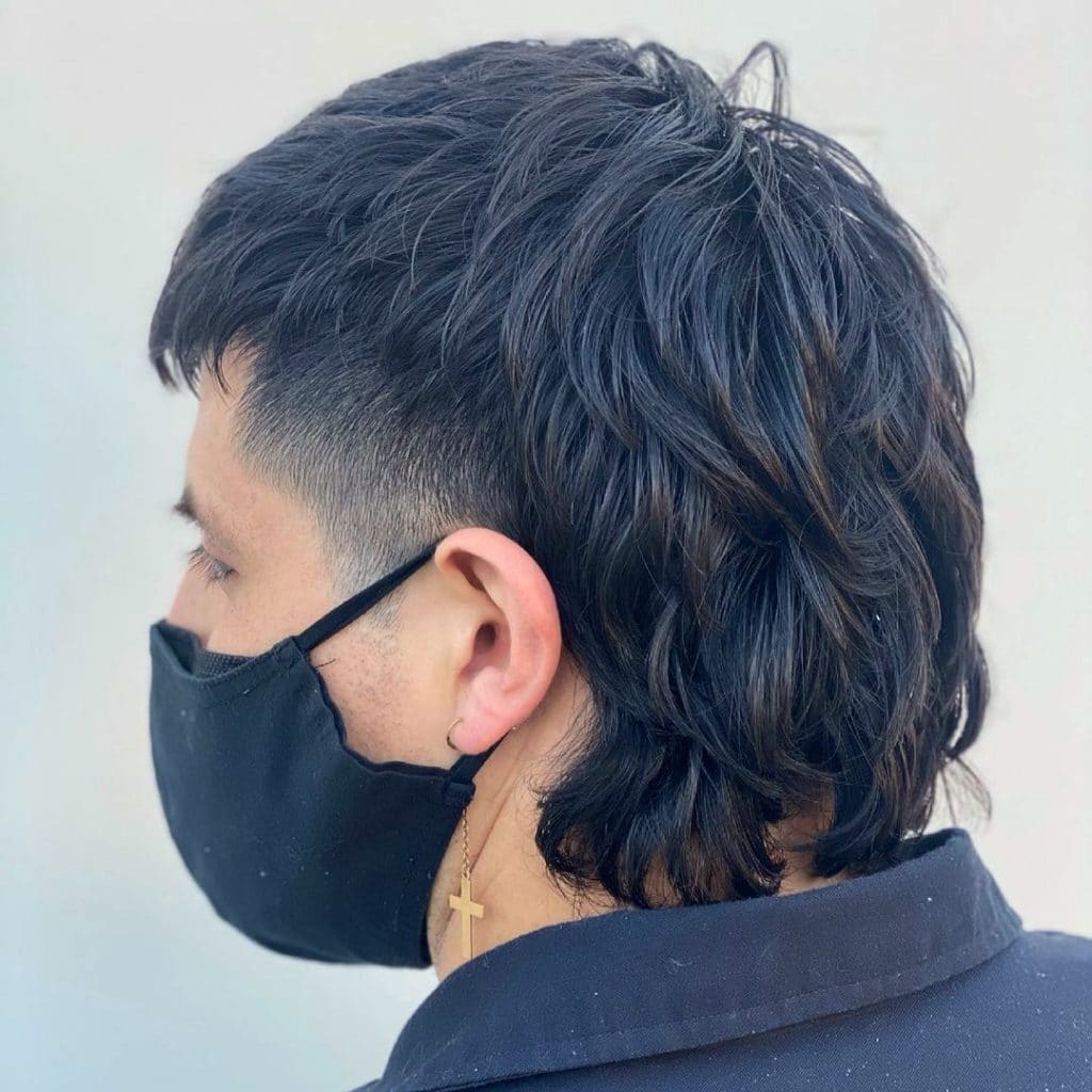 Mullet corte de pelo para el pelo grueso