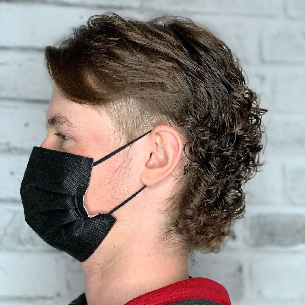 Mullet with a perm